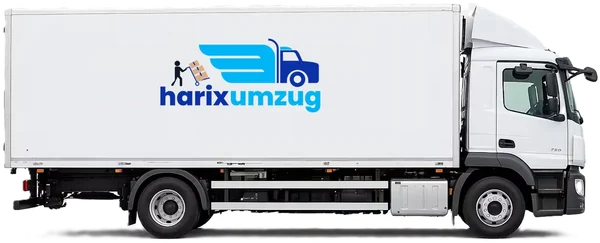 7,5-t-Lkw mit harixumzug-Beschriftung