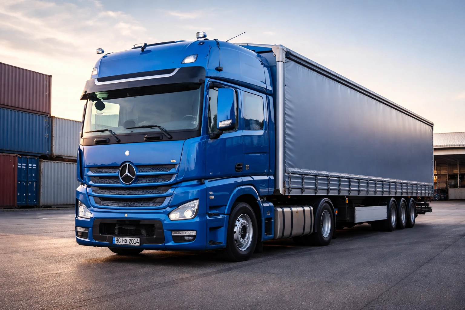 Mega-Sattelzug Harix Transport mit erhöhtem Ladevolumen