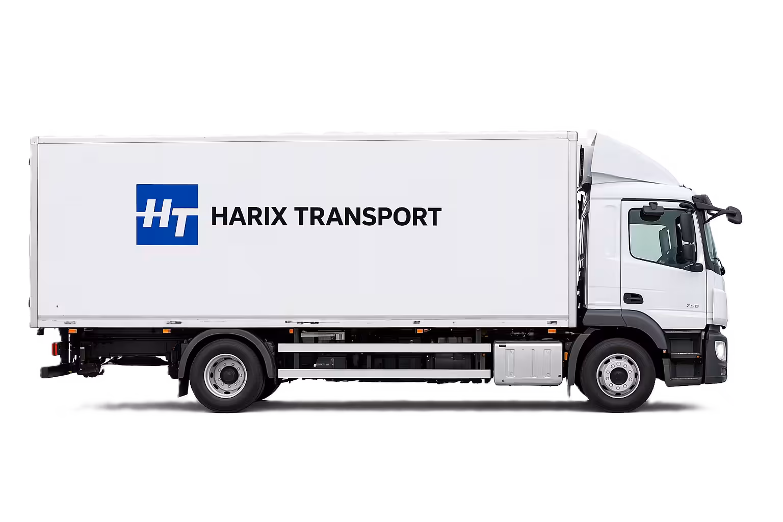 Technische Maße des 12-Tonner LKW von Harix Transport