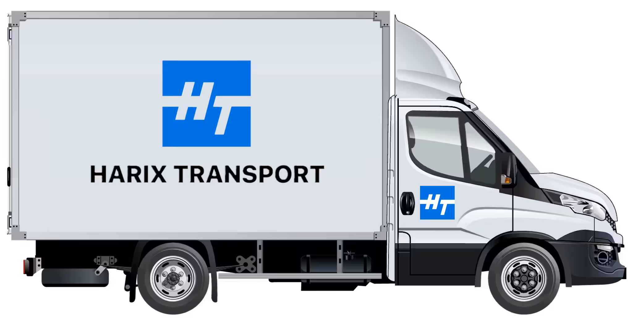 Technische Maße des Sprinter Koffer von Harix Transport
